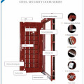 New Design and High Quality Steel Security Door (JC-007)